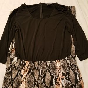 Kate & Mallory one piece snake skin pant suit